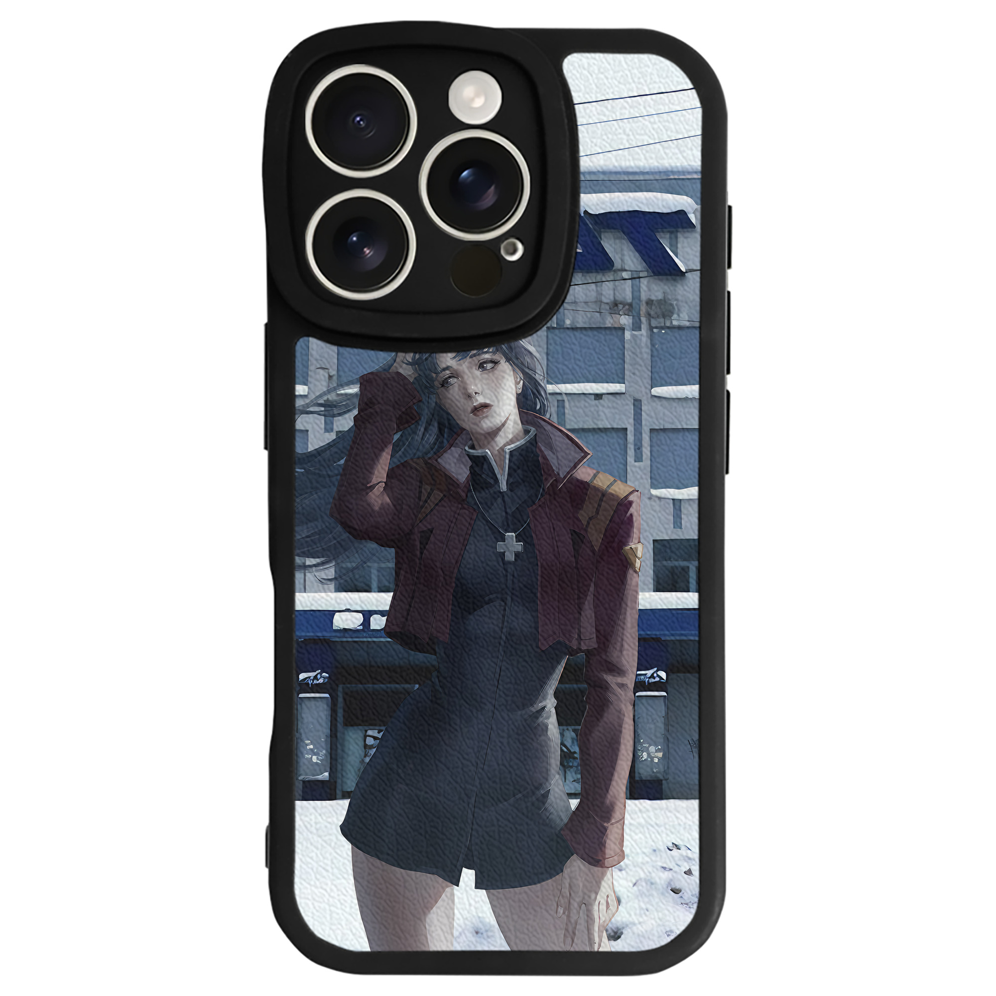 （画像用） EVA 新世紀エヴァンゲリオン 【iPhone 16シリーズ対応】シリコンスマホケース（レザー調） 材質：シリコン